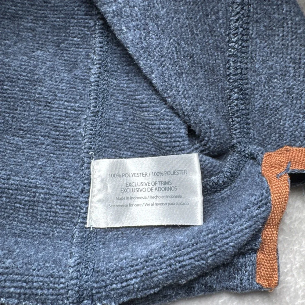 Woolrich Sweater Mens‎ XL Blue Quarter Snap Pullover Fleece Outdoor Warm Pocket